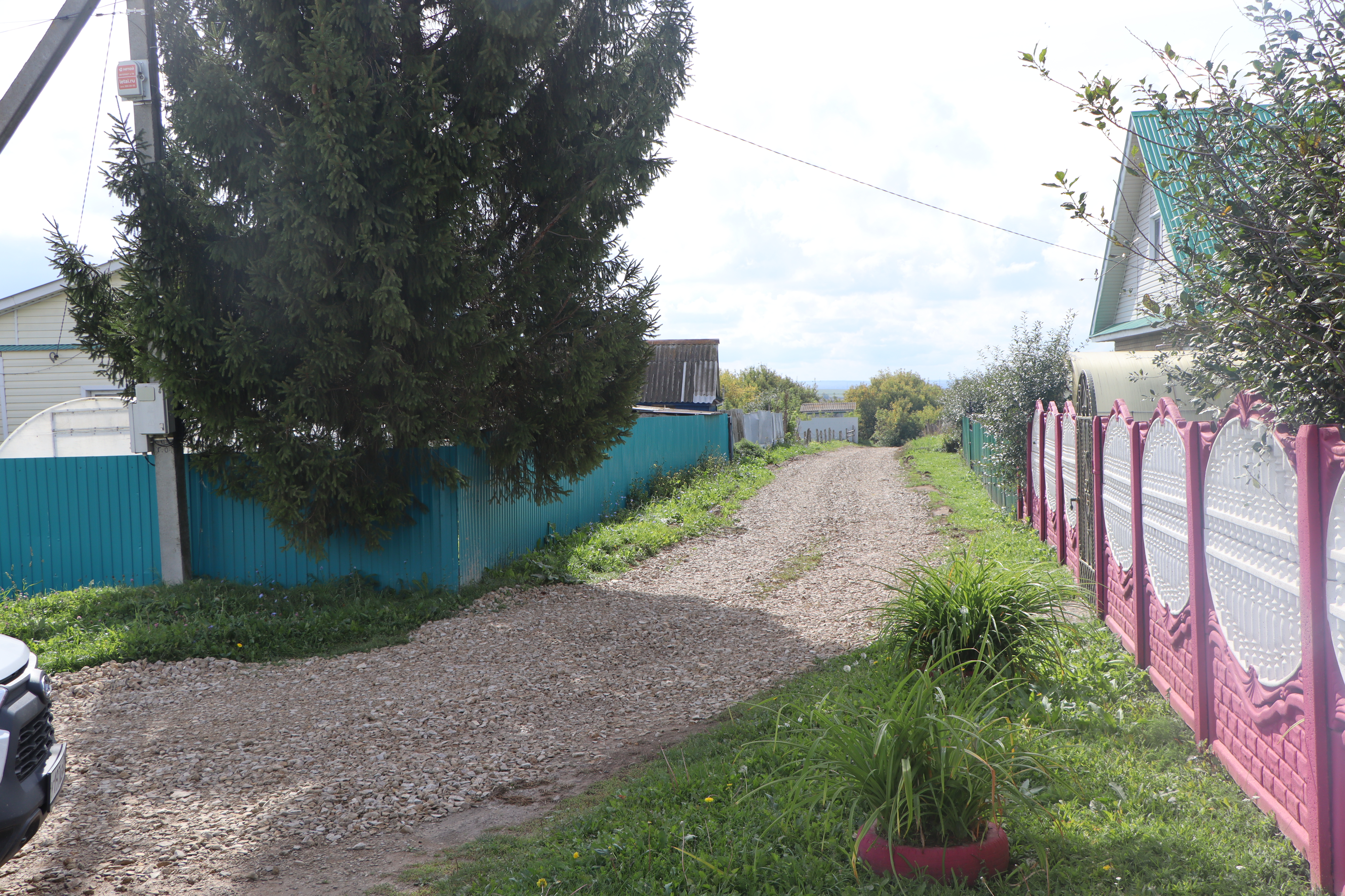 Урамнарның берсе вак таш җәйгәннән соң