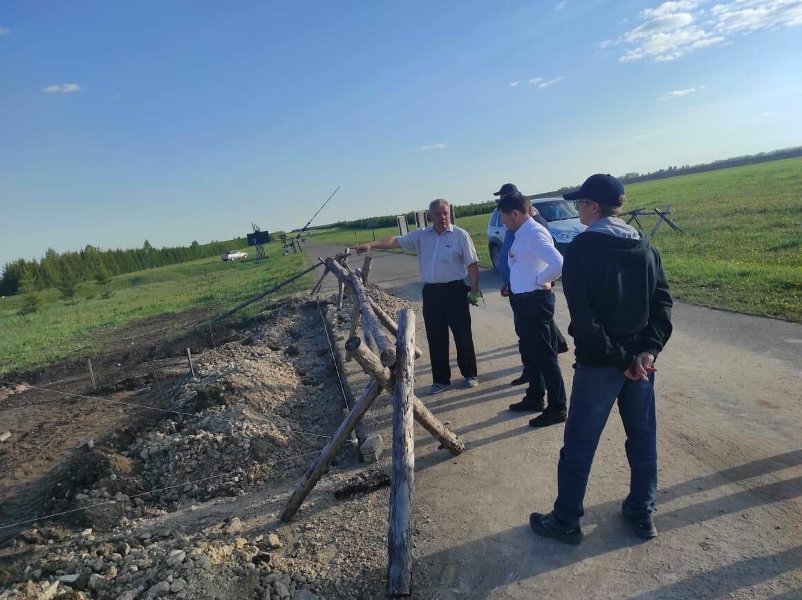 В Пестречинском районе на месте установки бюста Героя СССР Гаврилова  начались земляные работы