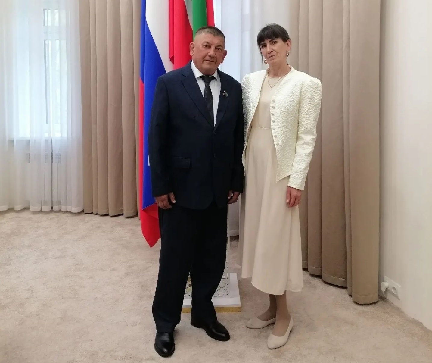  Казанда ТР Рәисе Рөстәм Миңнеханов һәм аның тормыш иптәшенең кабул итү тантанасында