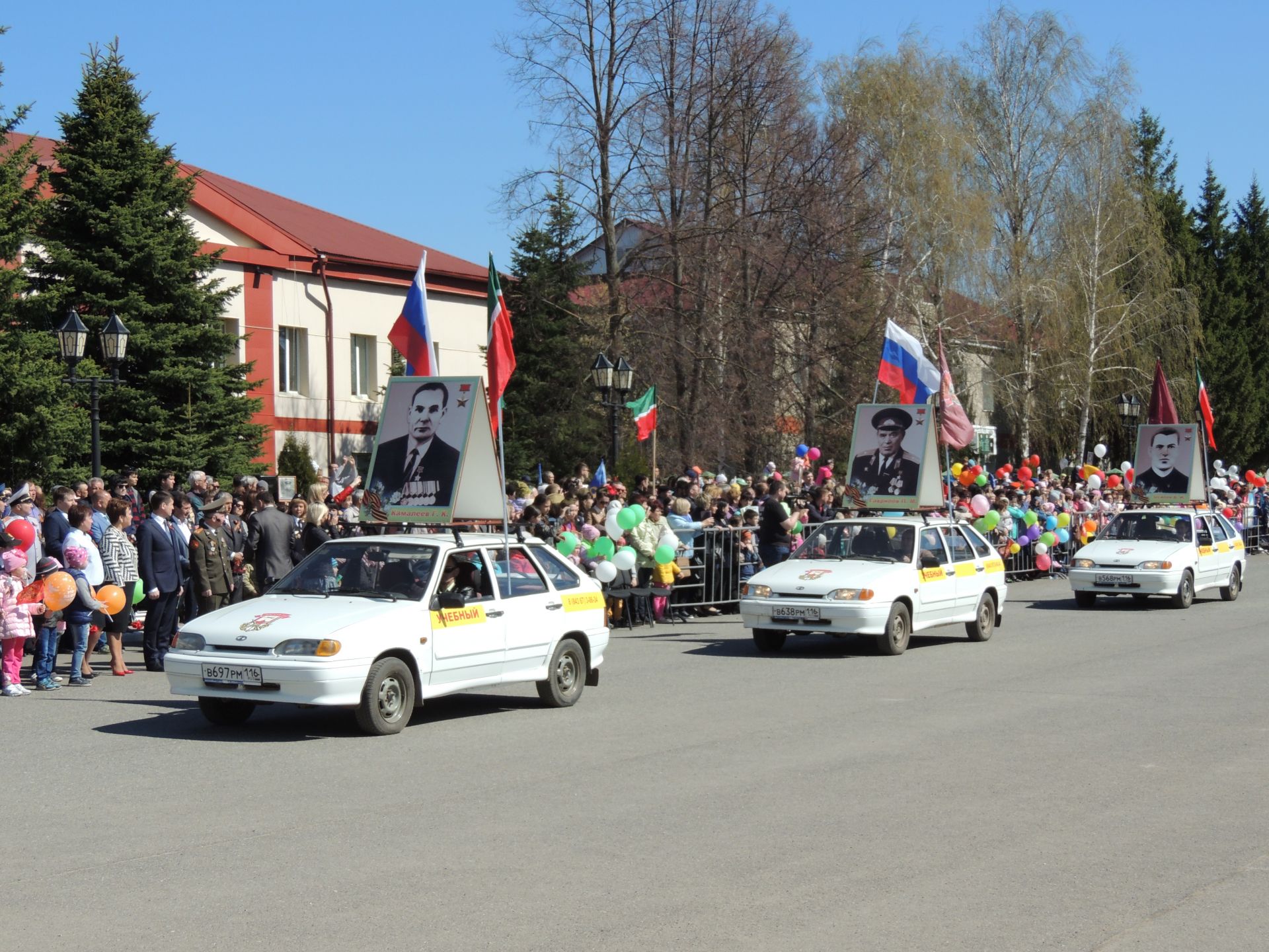 Питрәч районында Бөек Җиңүнең 73 еллыгына багышланган парад үтте