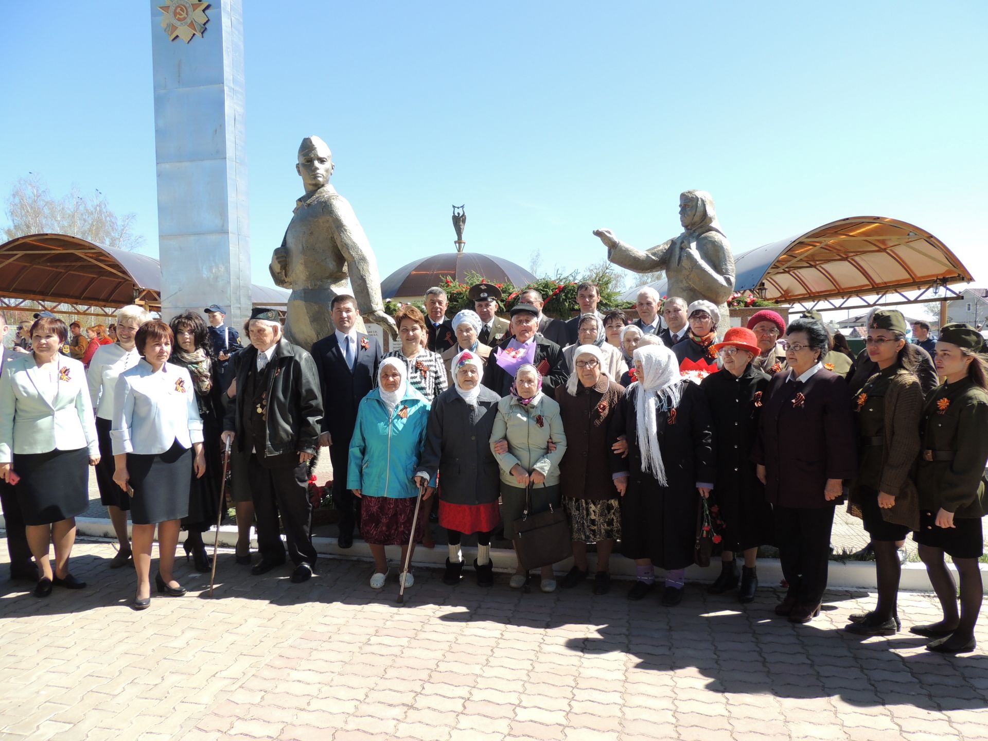 Питрәч районында Бөек Җиңүнең 73 еллыгына багышланган парад үтте