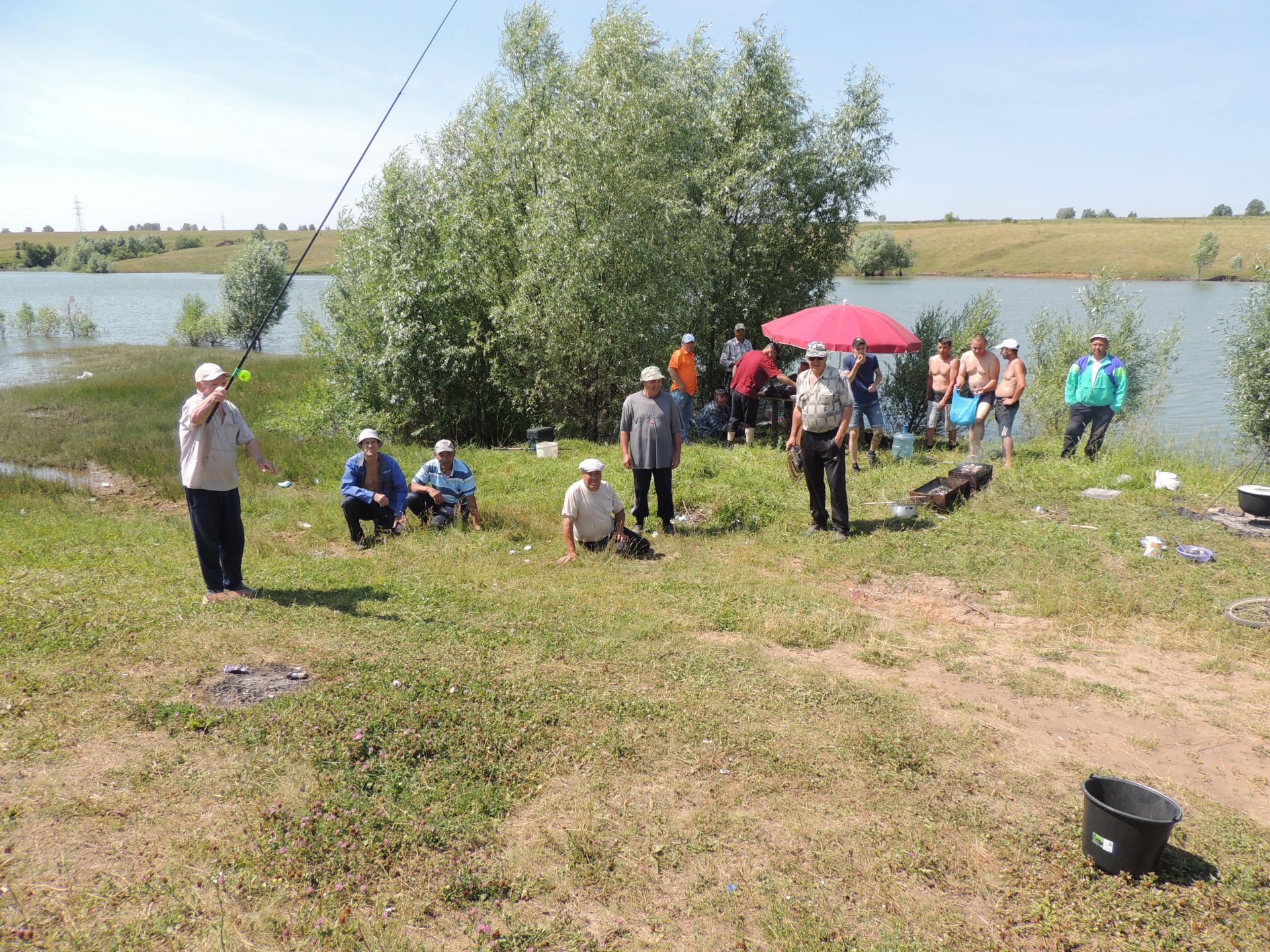 В Пестречинском районе прошло открытое первенство села Шали по рыбной ловле