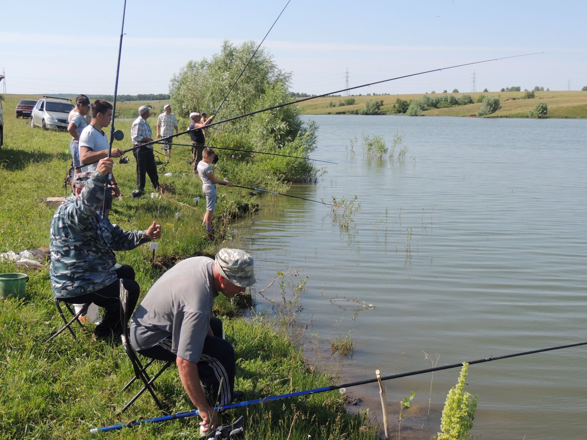 В Пестречинском районе прошло открытое первенство села Шали по рыбной ловле
