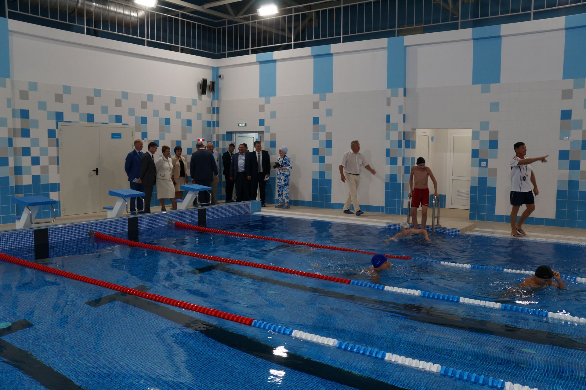 В Пестрецах случилось самое долгожданное событие года - открылся новый бассейн