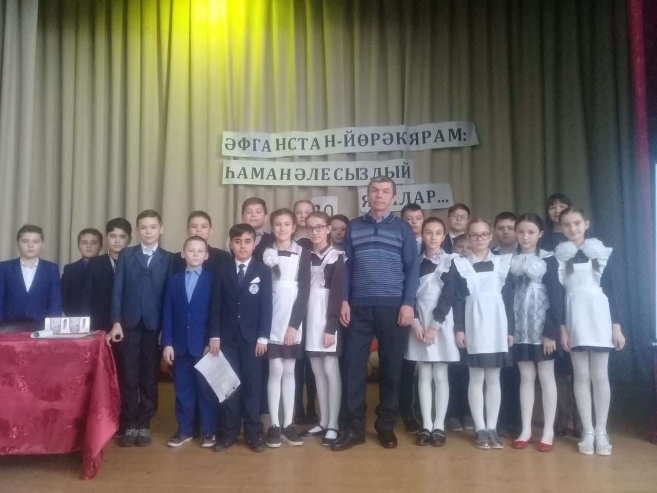 Воины-интернационалисты встретились с учениками Пестречинской средней школы №2