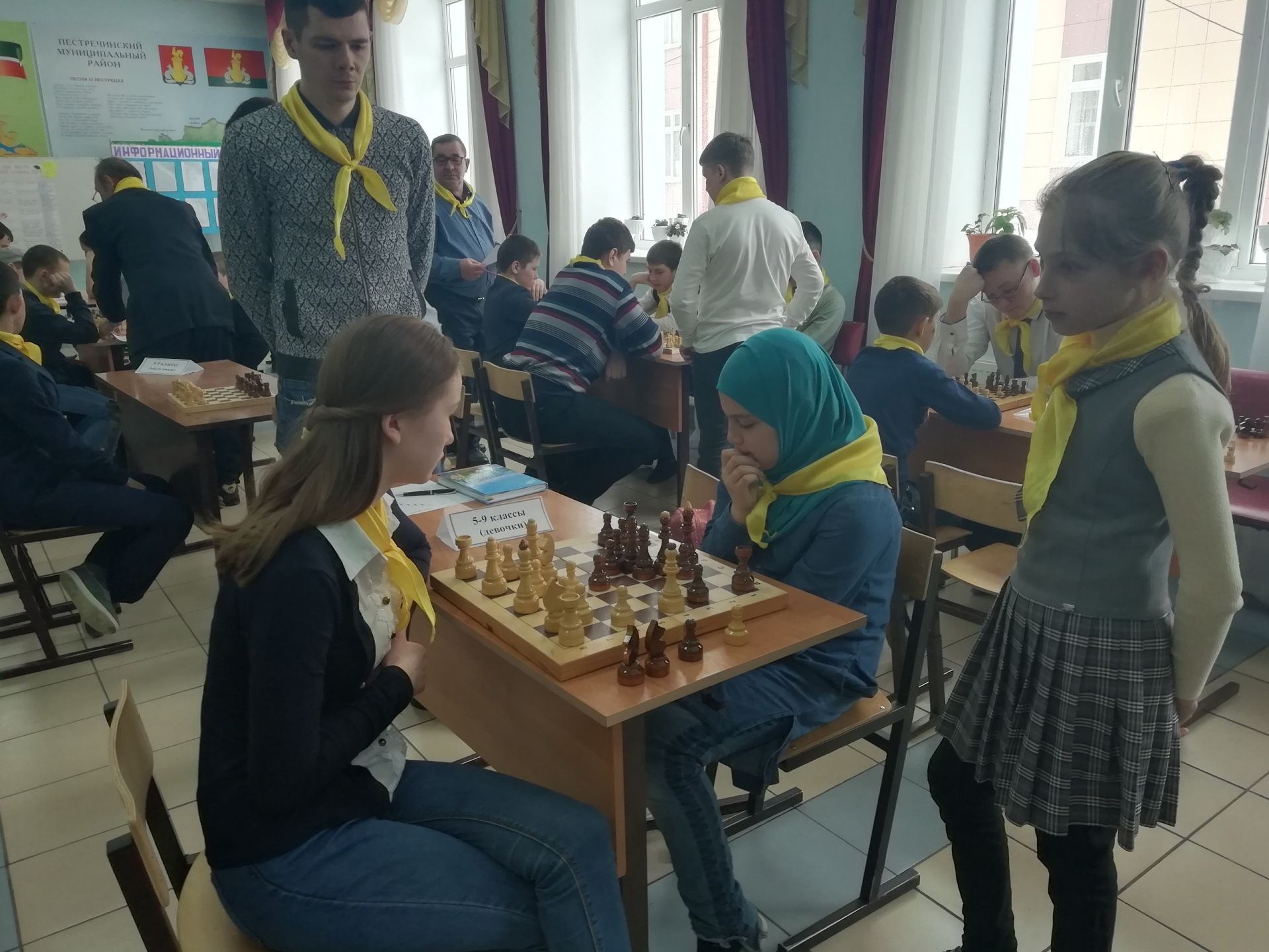 В Пестрецах прошёл шахматный турнир среди школьников