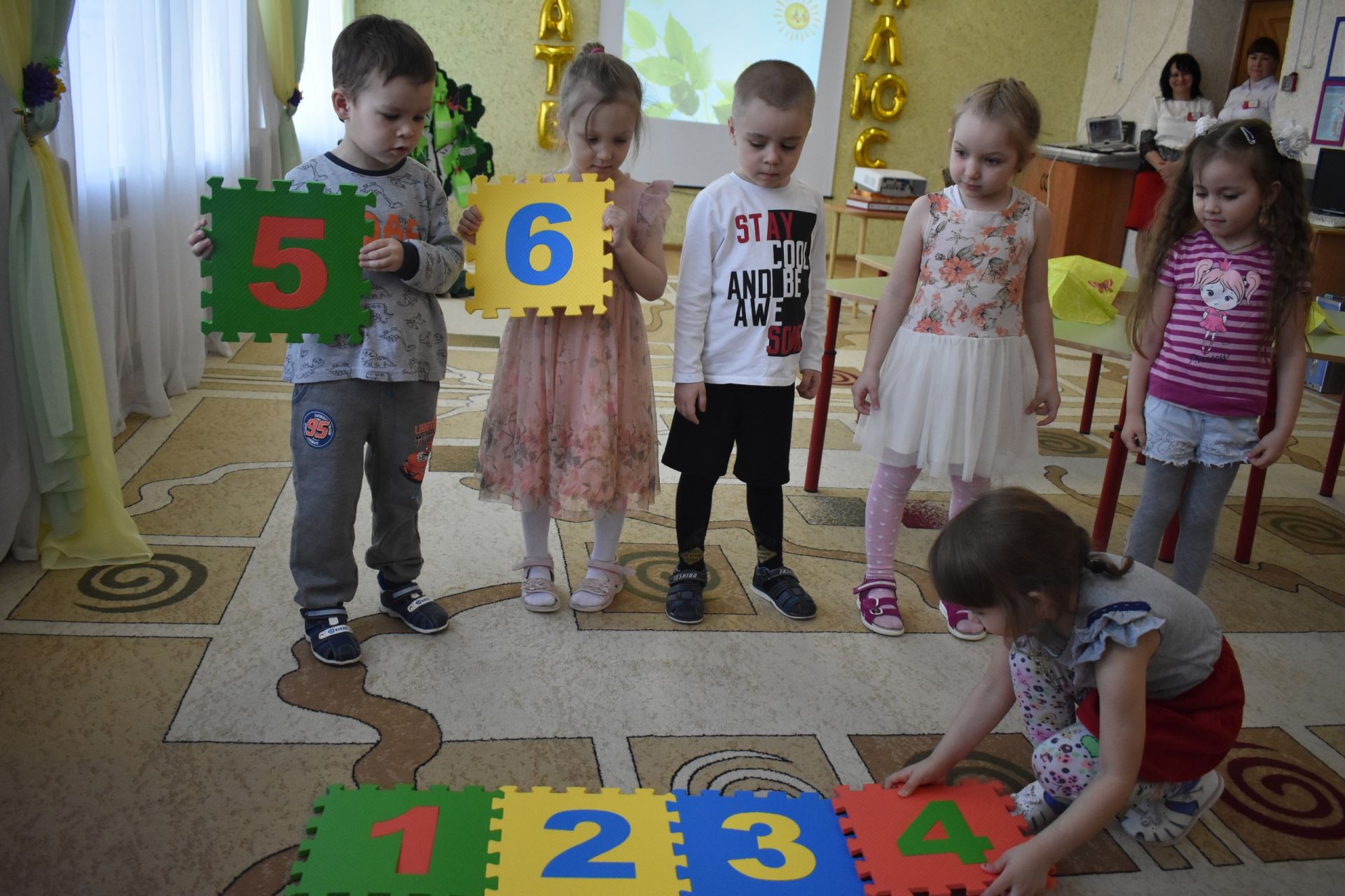 В детском саду «Родничок» дети лучше всего разбираются в цифрах