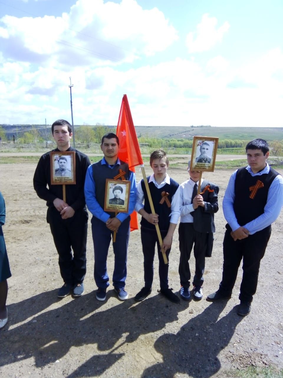 В селе Кибячи прошёл митинг ко Дню Победы