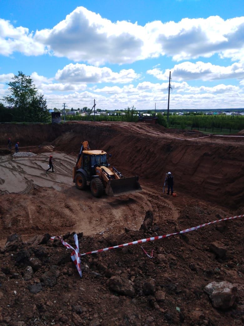 В Пестречинском районе ведется строительство биологических очистных сооружений