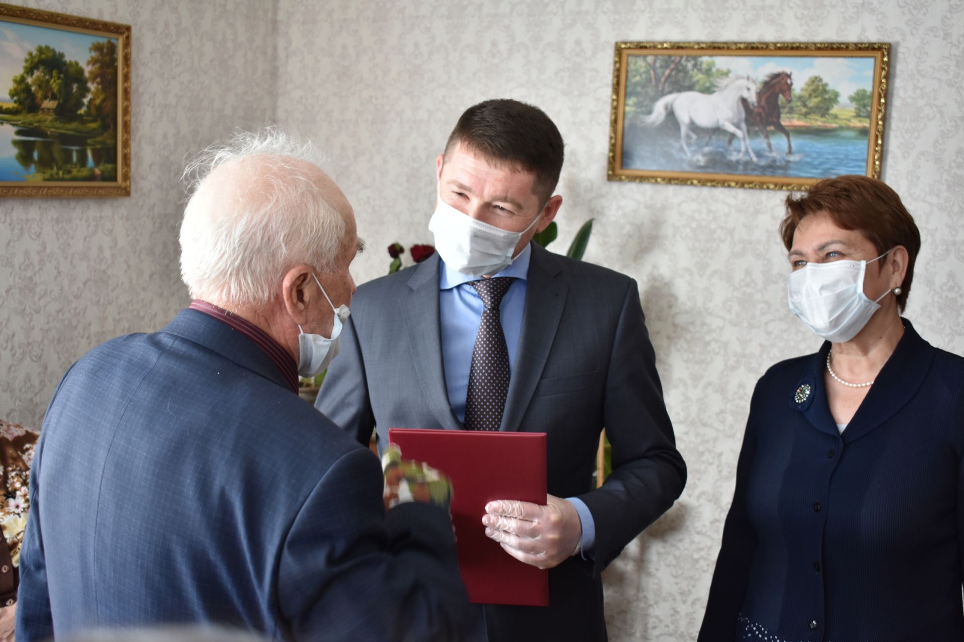 Ветеран войны Павел Семенович Корчагин из села Кощаково сегодня отметил 95-летний юбилей