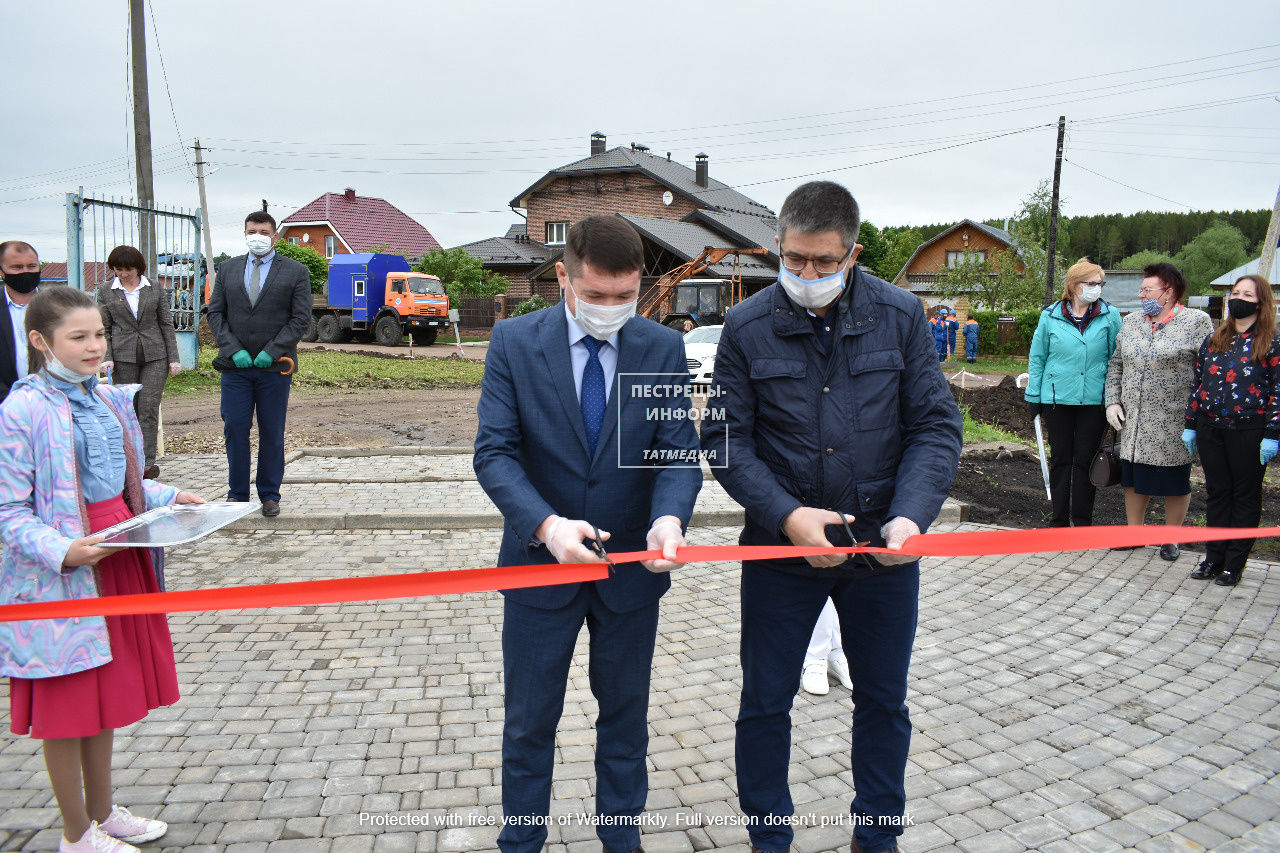 В Ленино-Кокушкино состоялось открытие парка "Детство"
