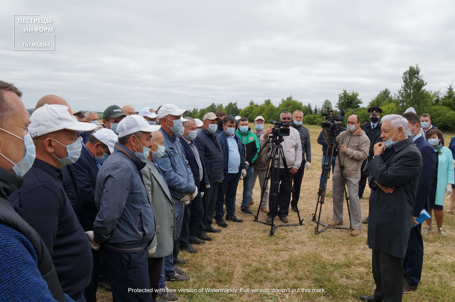 Председатель Госсовета РТ Фарид Мухаметшин посетил Пестречинский район