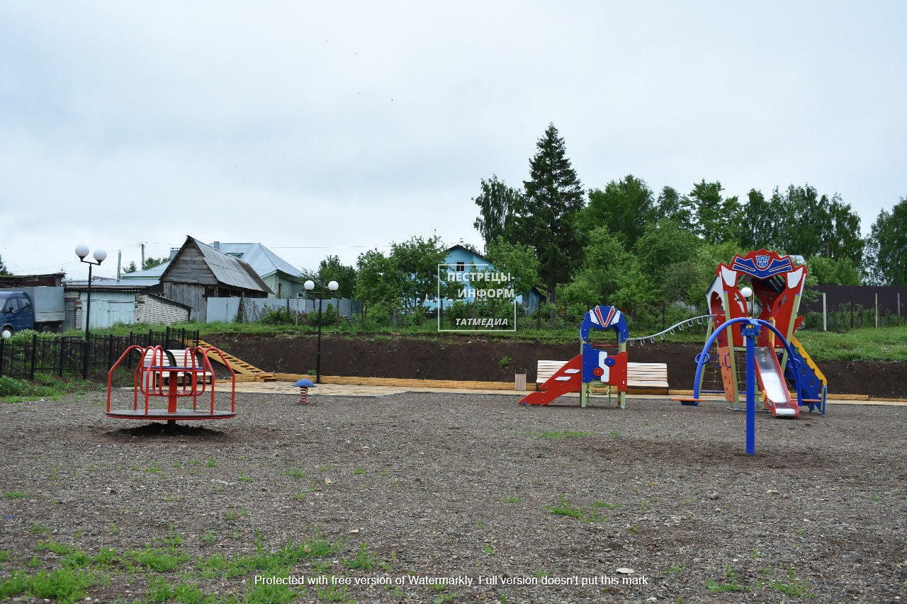 Ленино-Кокушкино авылында яңа парк ачылды