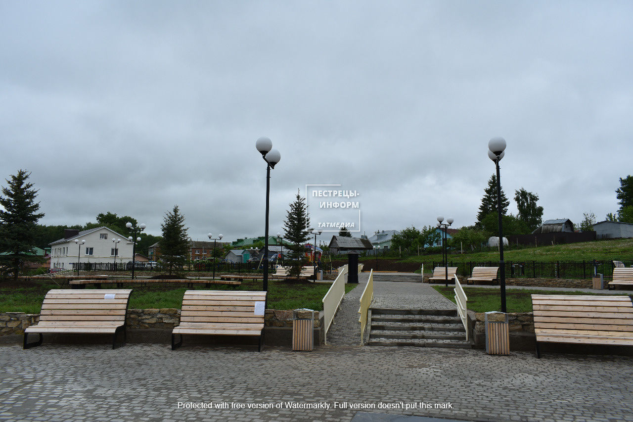 Ленино-Кокушкино авылында яңа парк ачылды