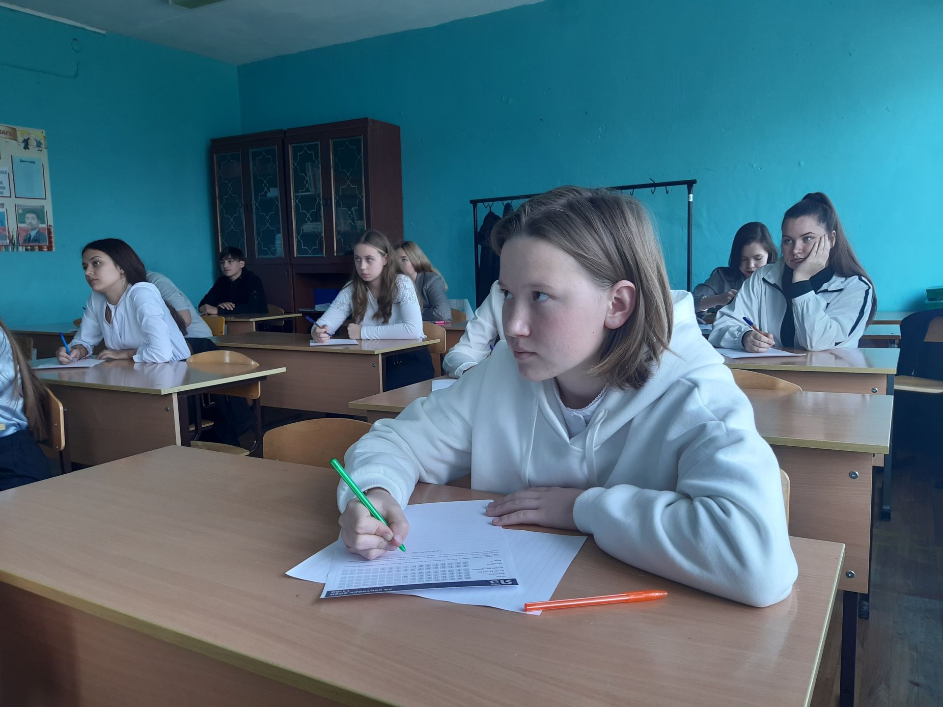 В Пестречинском районе состоялась всемирная образовательная акция «Татарча диктант»