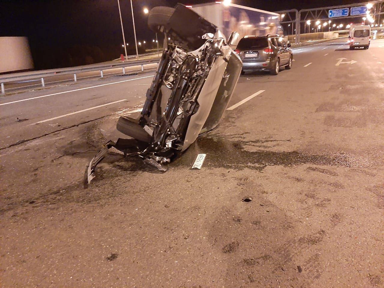 В результате дорожной аварии пострадала пассажирка автомашины