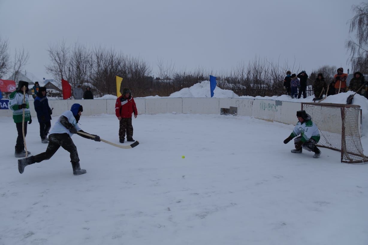 В Пестречинском районе проходит новый турнир по хоккею на валенках
