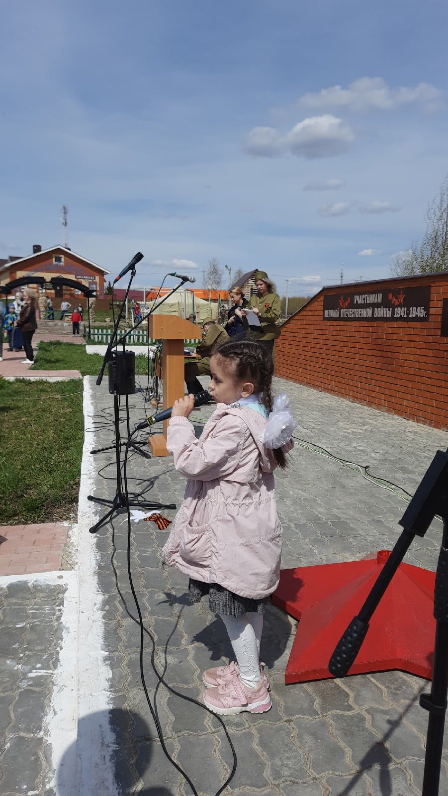 В селе Пановка прошел праздничный митинг, посвященный Победе в Великой Отечественной войне