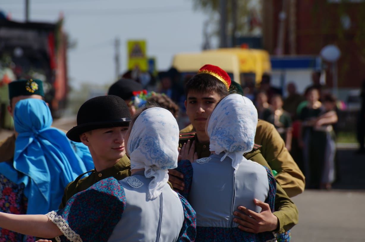 В селе Пестрецы прошел парад в честь Дня Победы