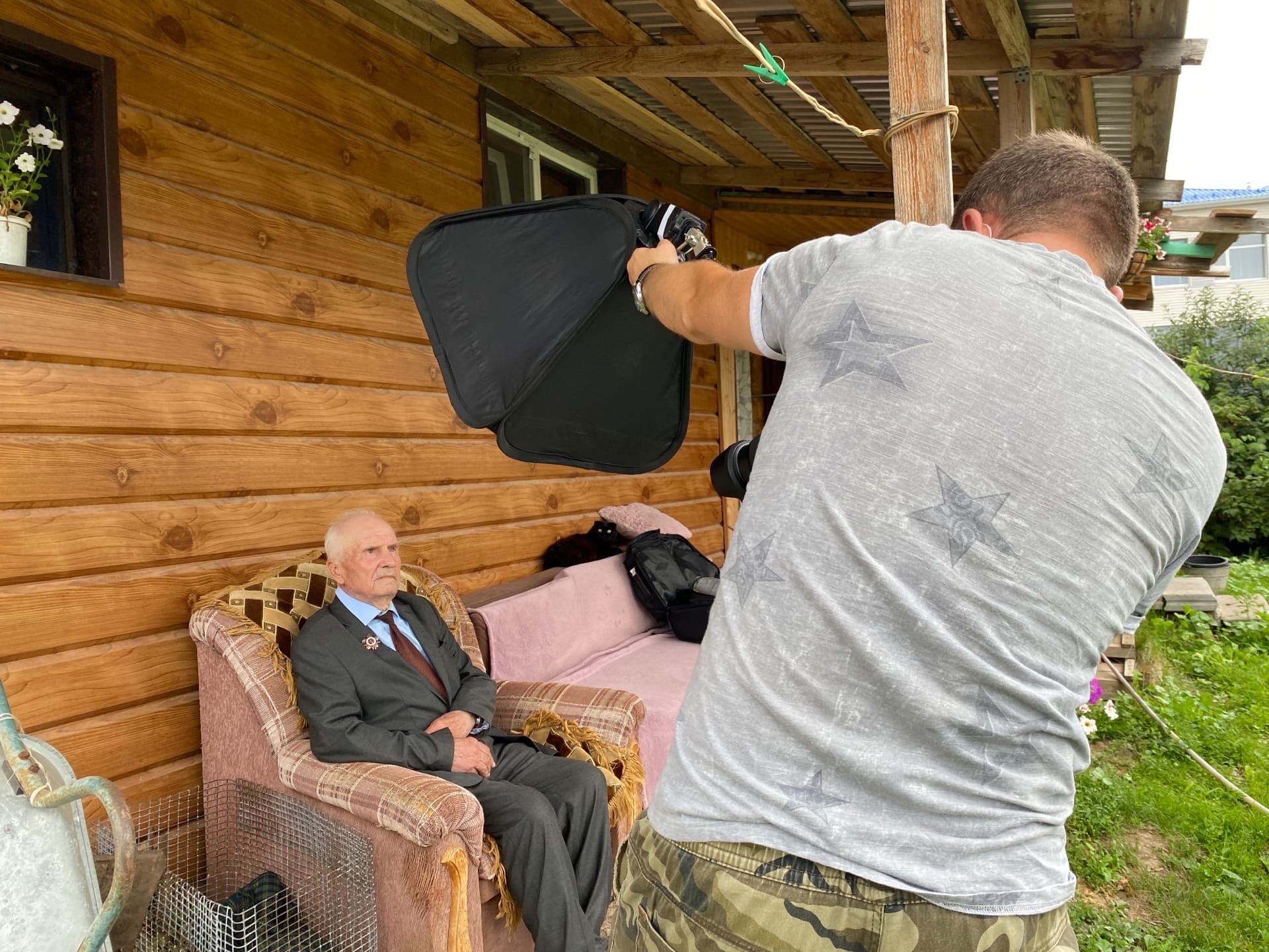 Для пестречинских ветеранов войны организовали профессиональную фотосессию