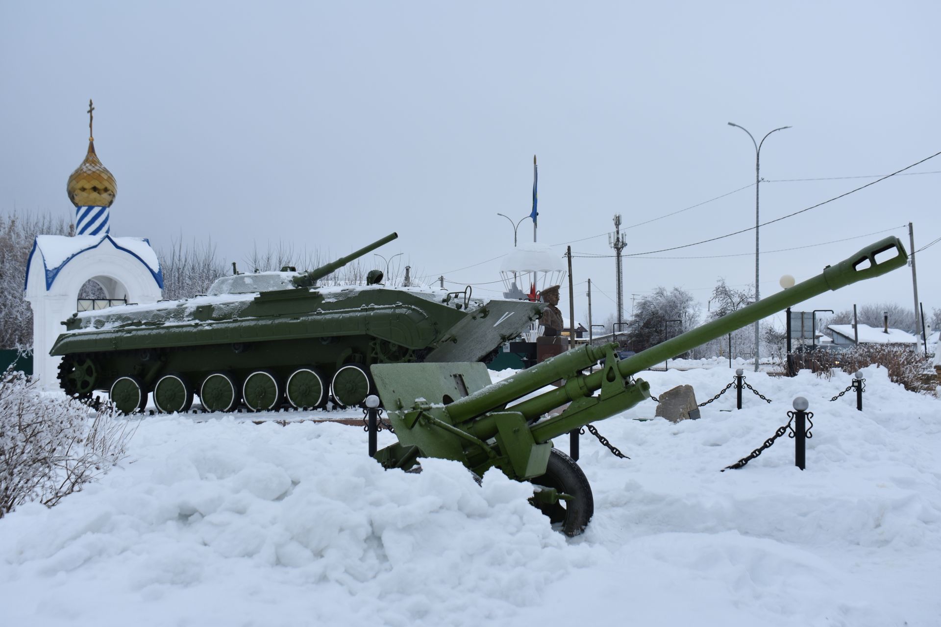 Пестречинских детей познакомили с военной техникой