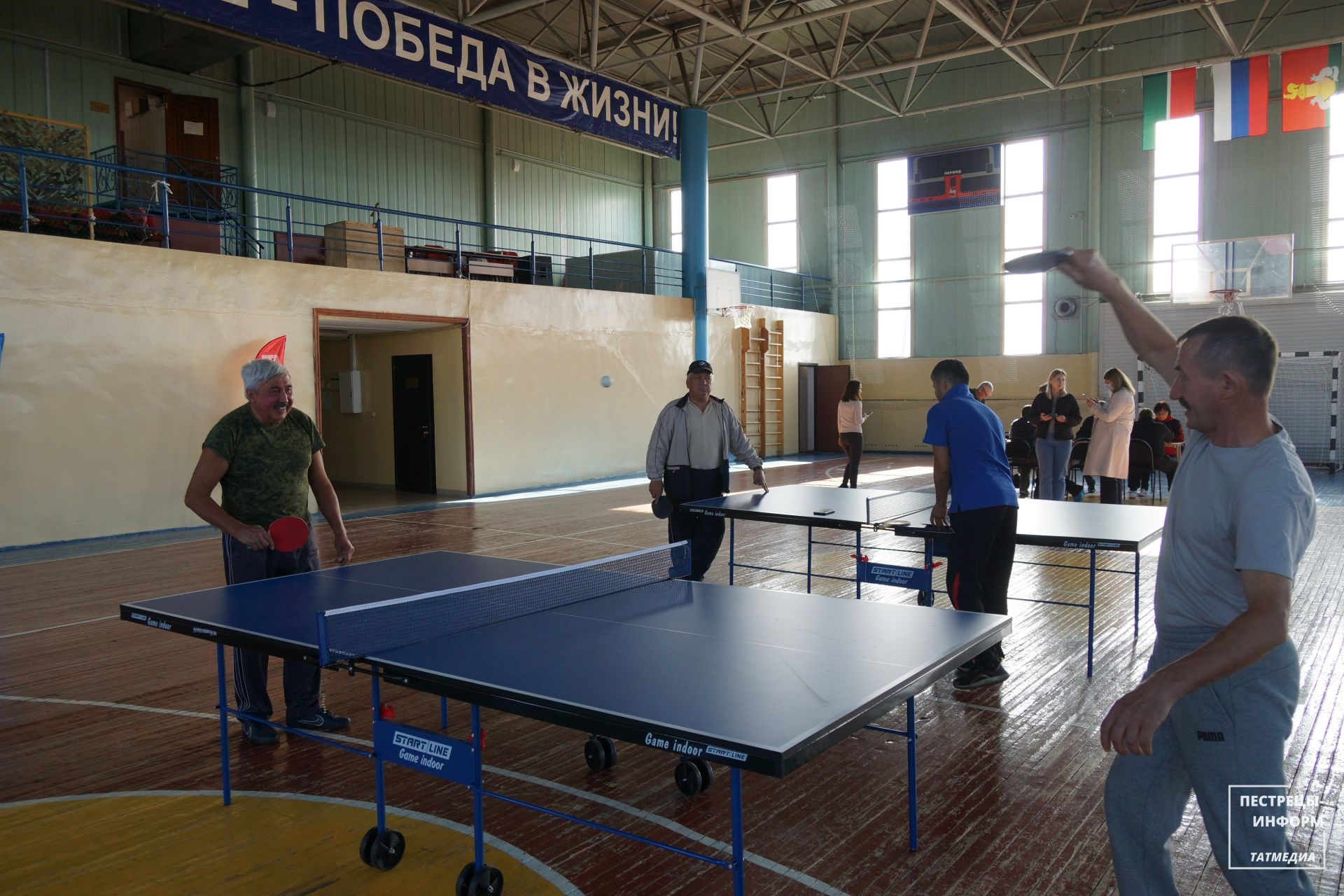 В Пестрецах прошла спартакиада среди людей старшего поколения