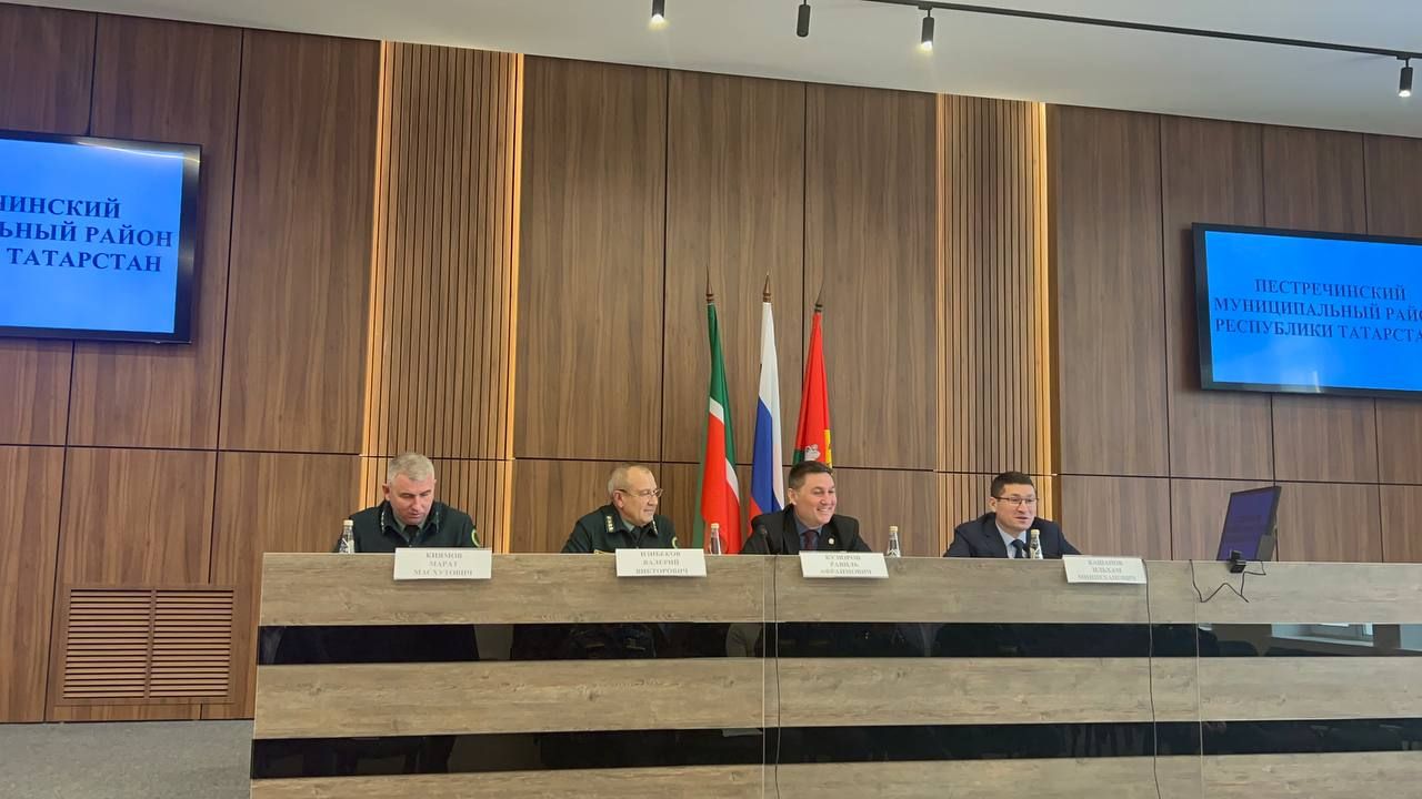 Пестречинский район посетил министр лесного хозяйства РТ Равиль Кузюров