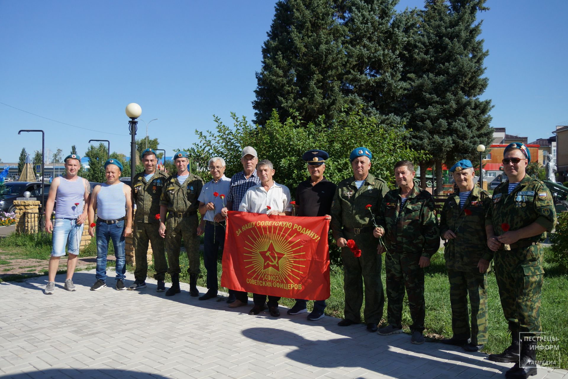 Пестречинские десантники отметили день ВДВ