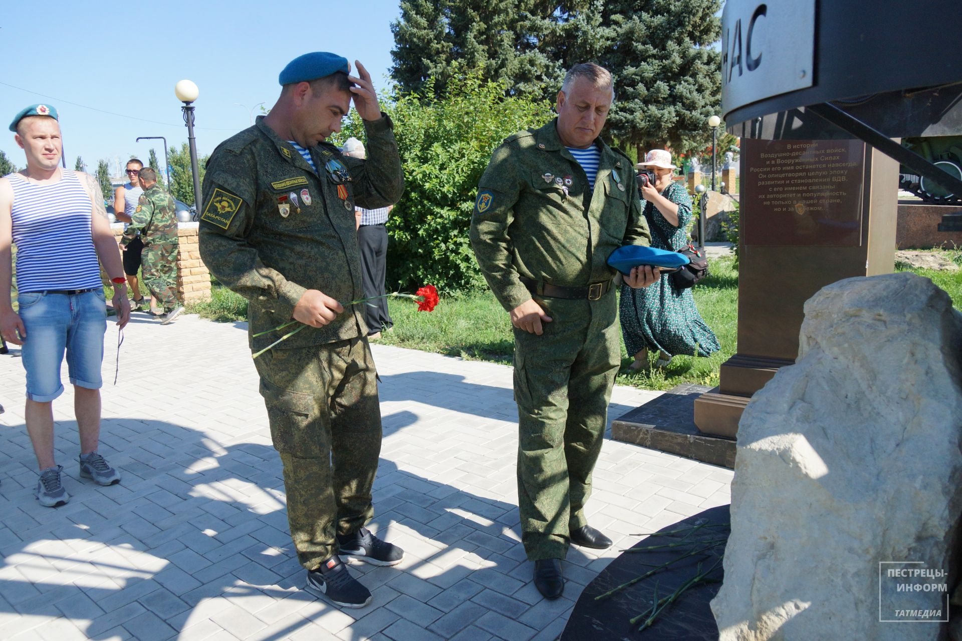 Пестречинские десантники отметили день ВДВ