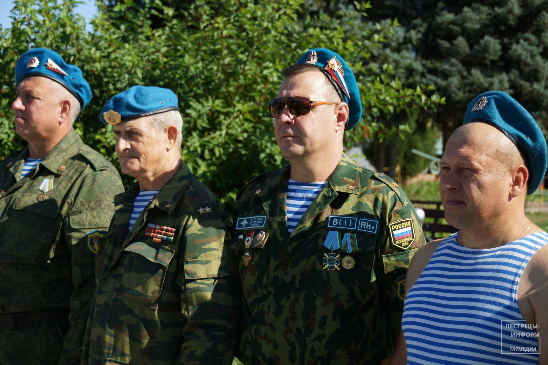 Пестречинские десантники отметили день ВДВ