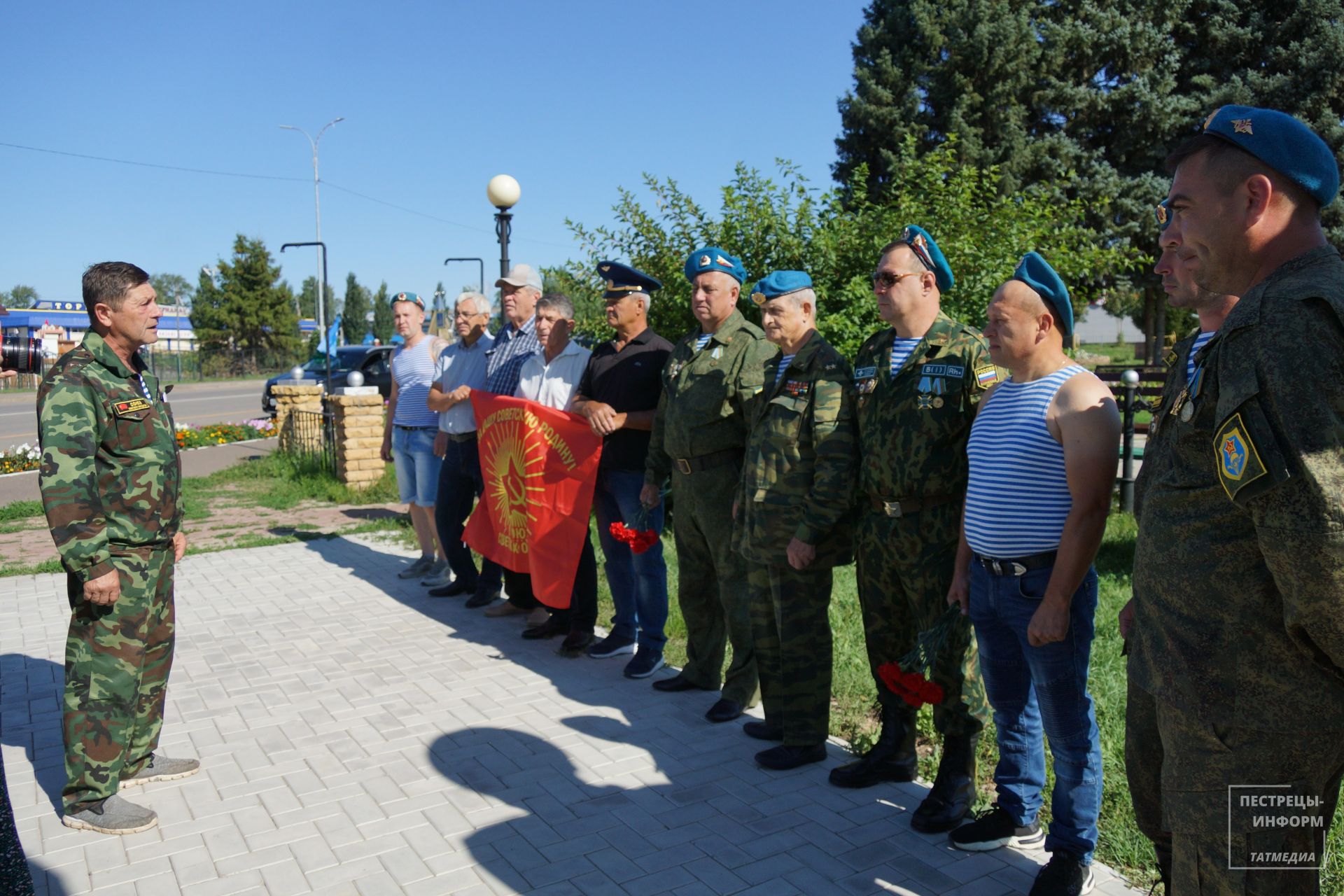 Пестречинские десантники отметили день ВДВ