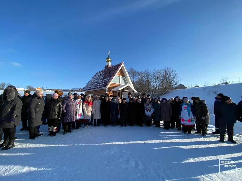 В селе Ковали Пестречинского района открыли часовню с купелью