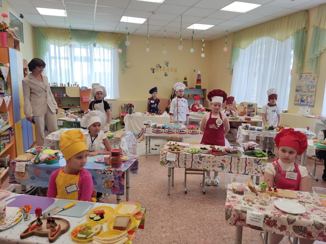 Маленькие пестречинцы соревновались в районном конкурсе