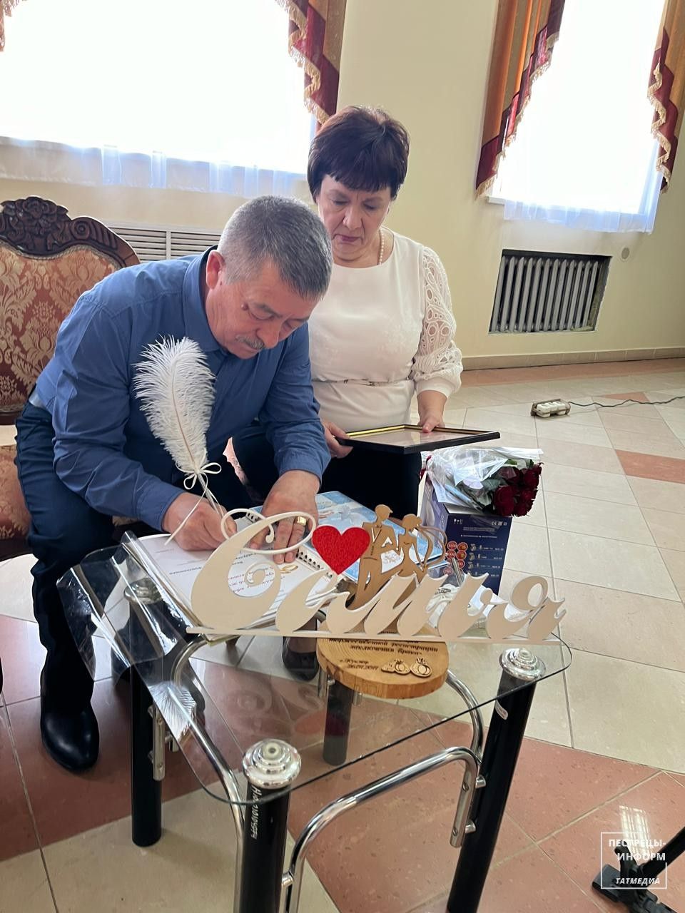 В День семей в Пестрецах поженились три пары