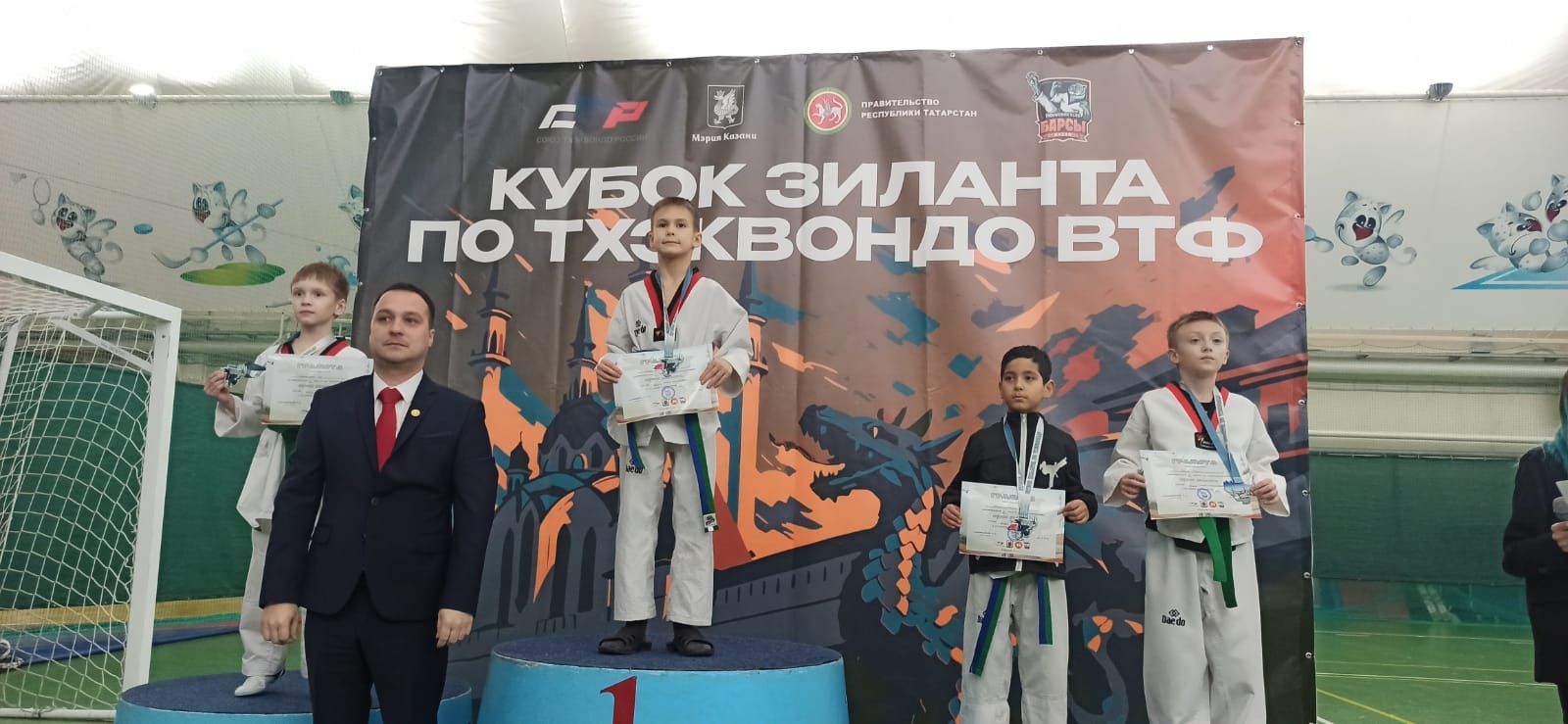 Пестречинские тхэквондисты выступили на соревнованиях в Казани