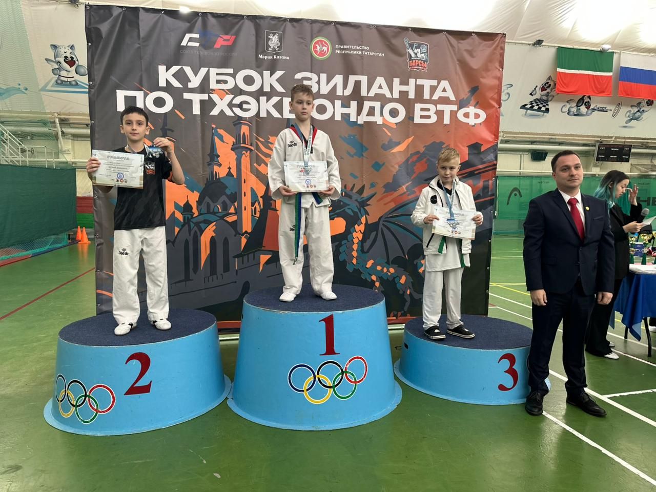 Пестречинские тхэквондисты выступили на соревнованиях в Казани