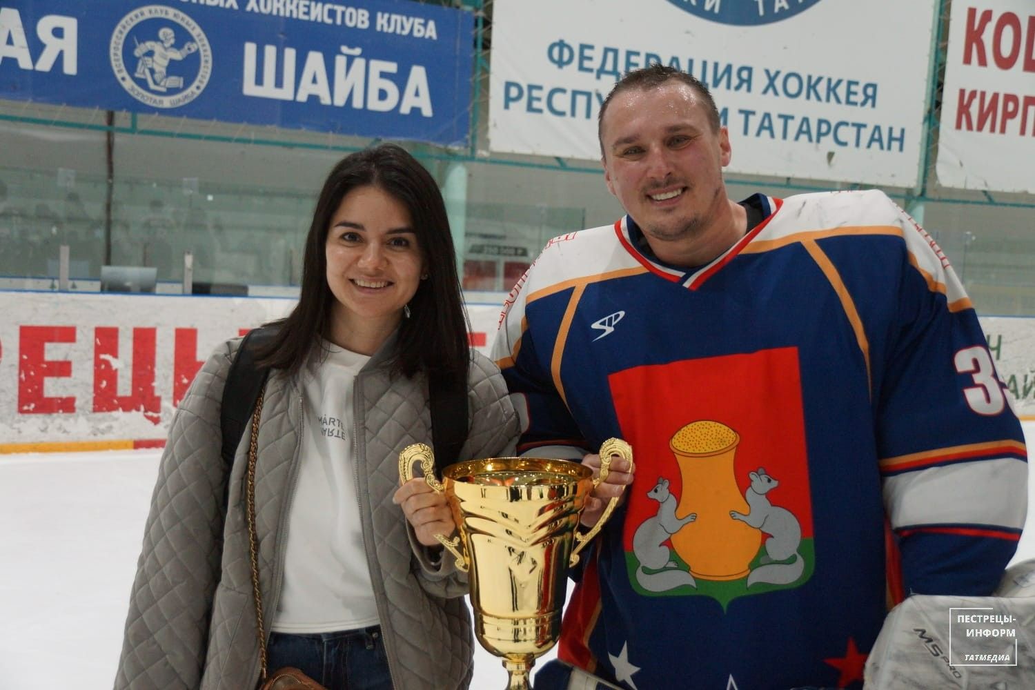 Пестречинская мужская хоккейная команда выиграла Кубок Татарстана