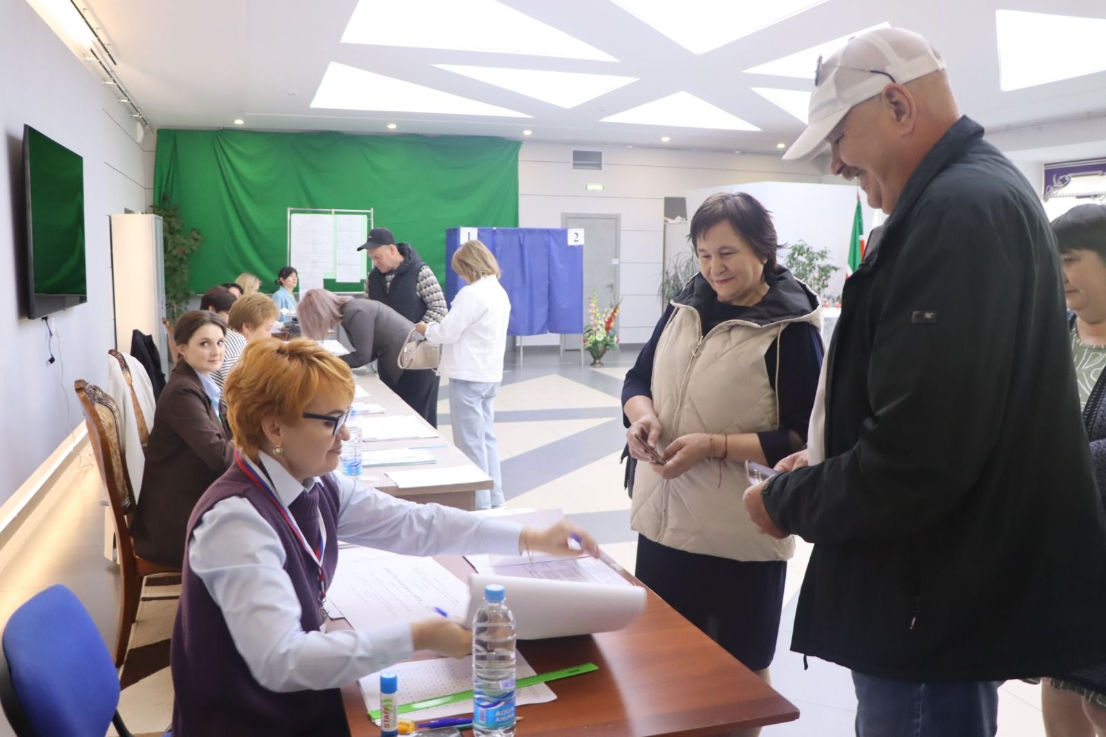 Пестречинцы активно голосуют с самого утра