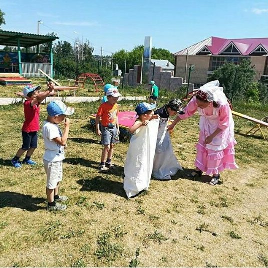 В детском садике "Тургай" прошел Сабантуй
