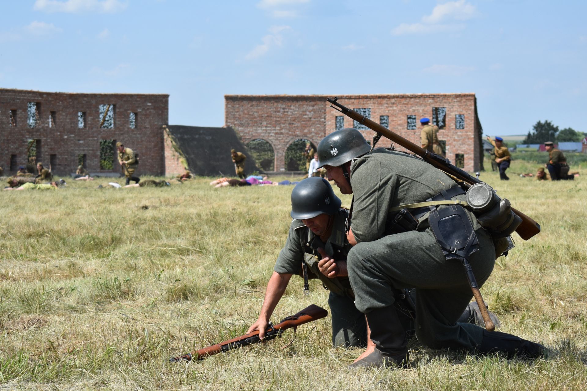 Участники фестиваля стали свидетелями отражения атаки на Брестскую крепость