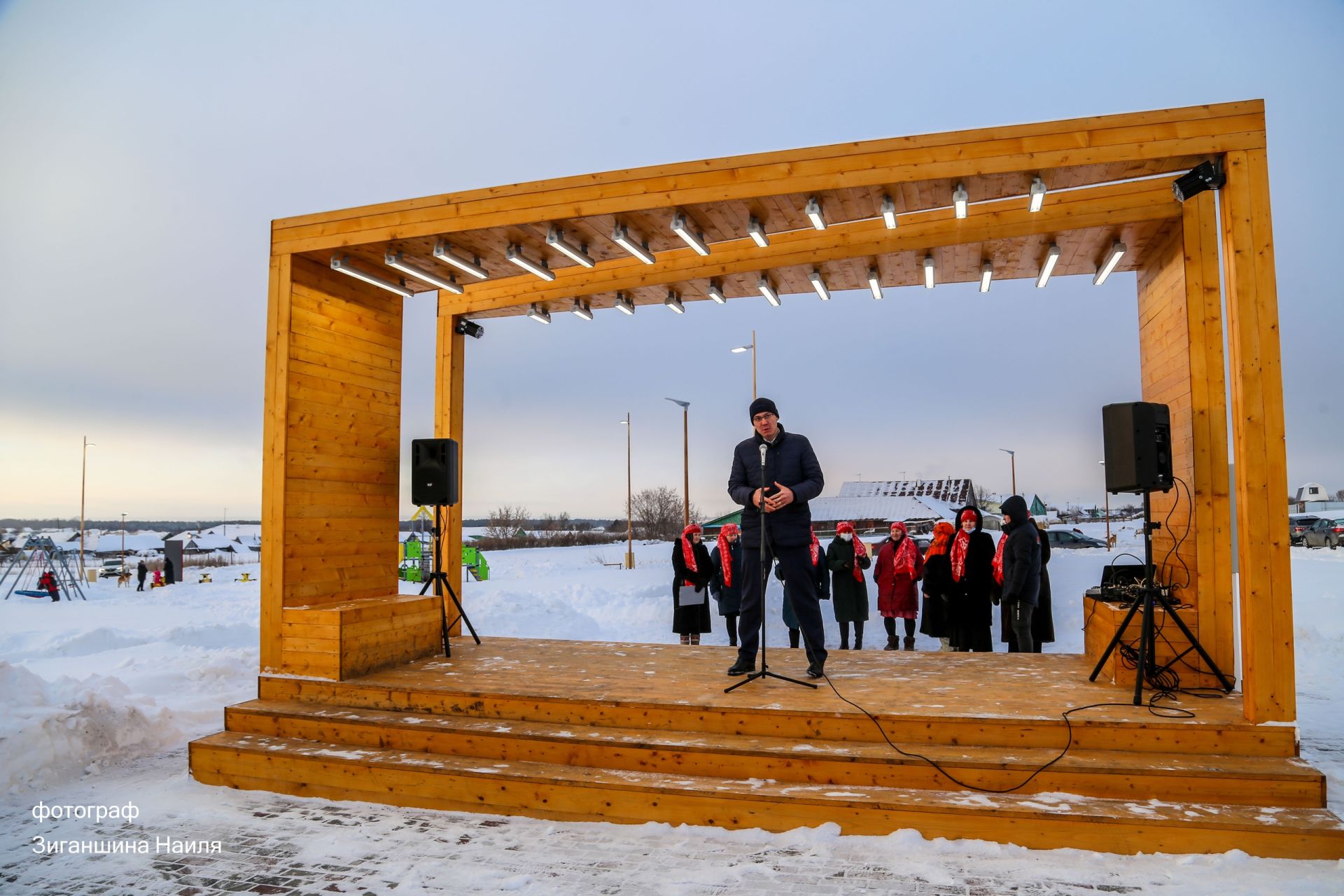 В селах Богородское и Шали торжественно открыли детскую площадку