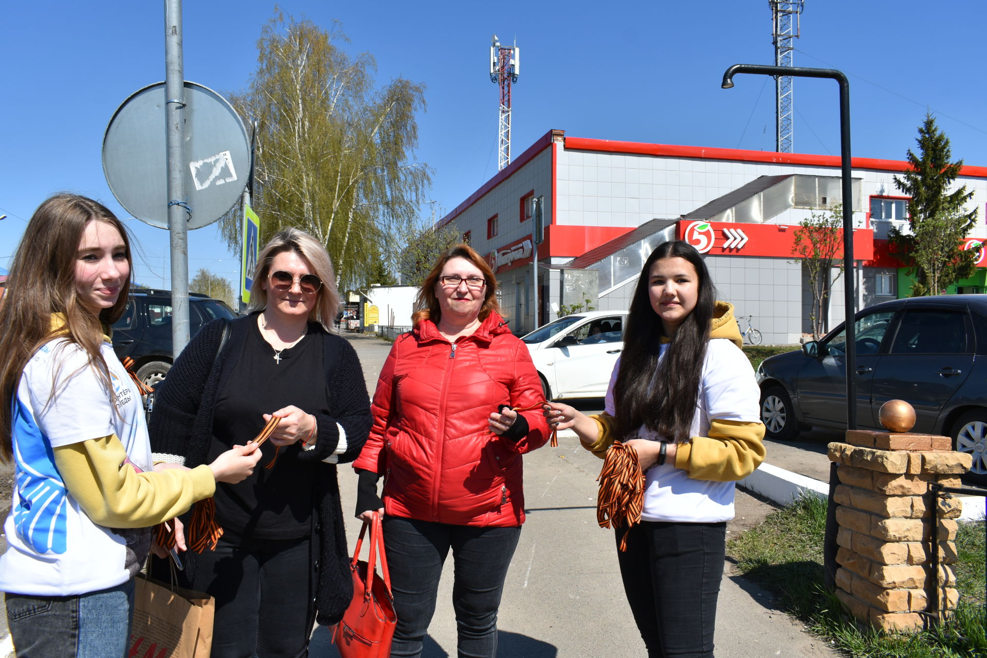 В Пестречинском районе продолжается акция «Георгиевская ленточка»