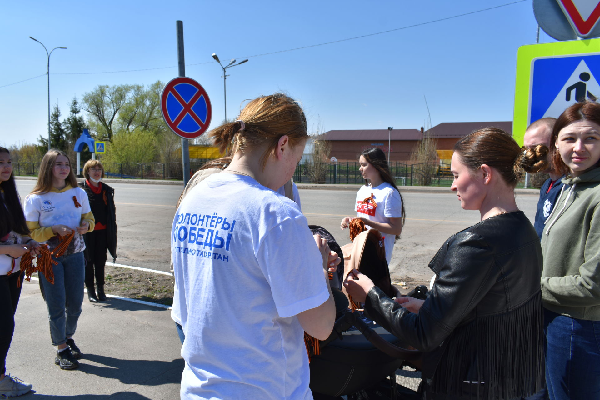 В Пестречинском районе продолжается акция «Георгиевская ленточка»