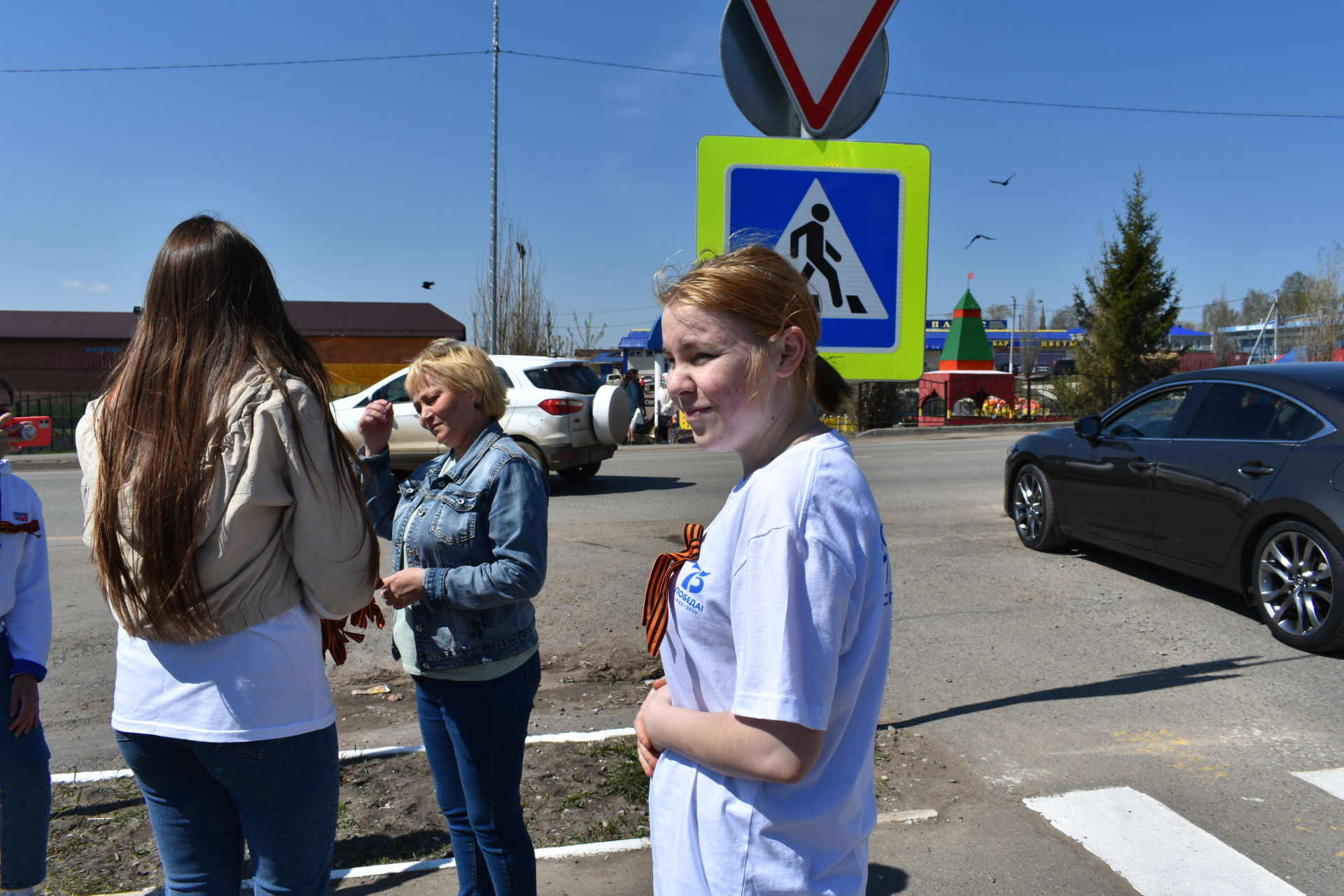 В Пестречинском районе продолжается акция «Георгиевская ленточка»