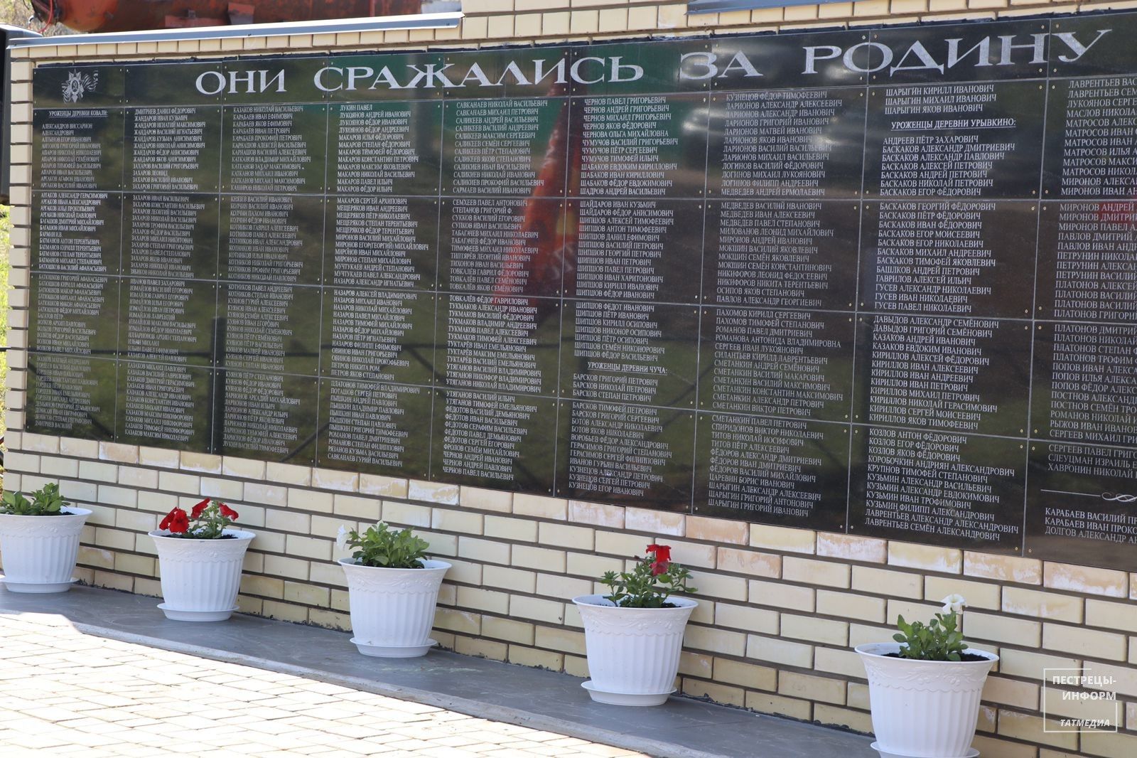 Открытие памятников