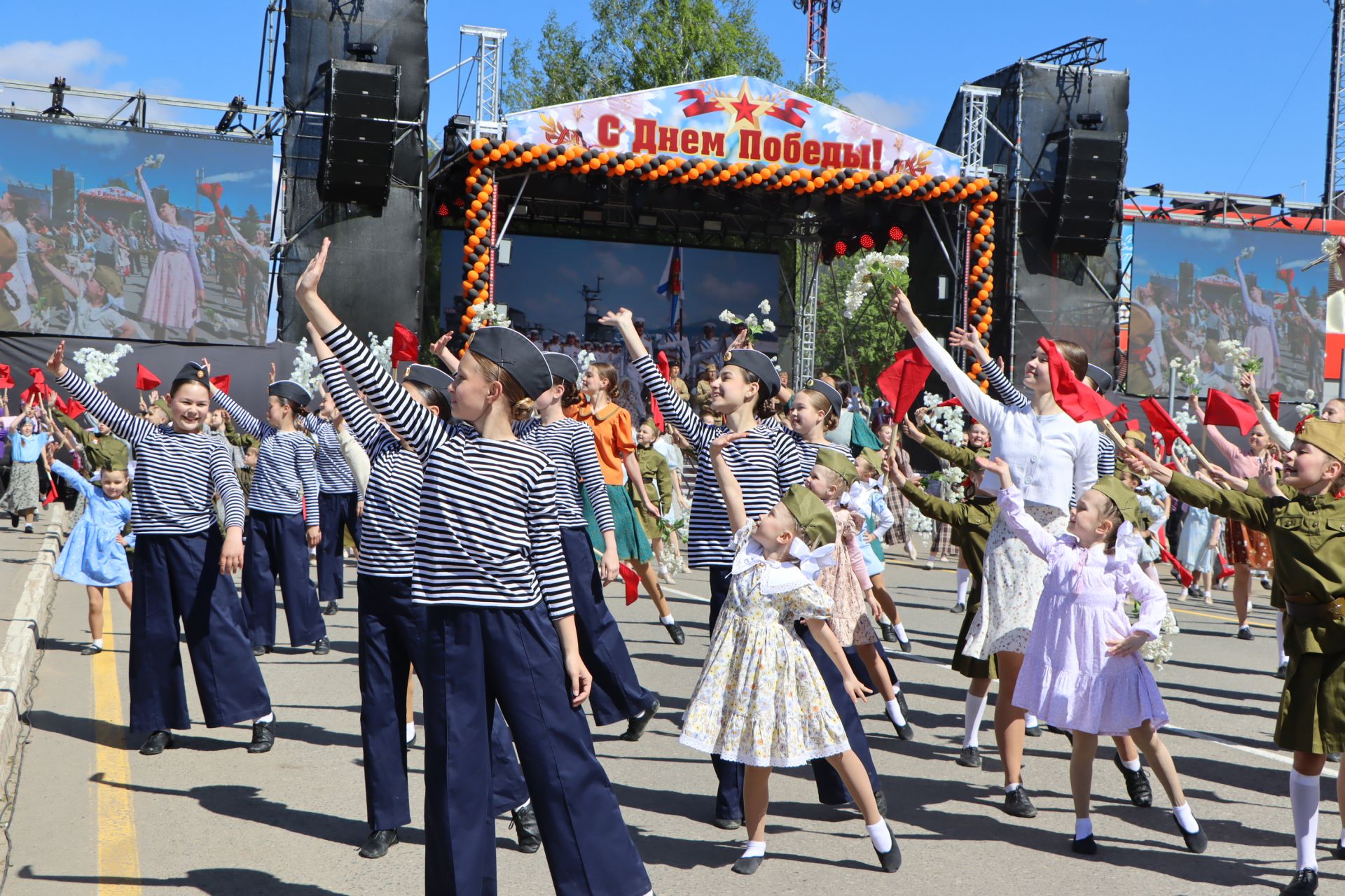 Празднование Дня Победы в Пестрецах