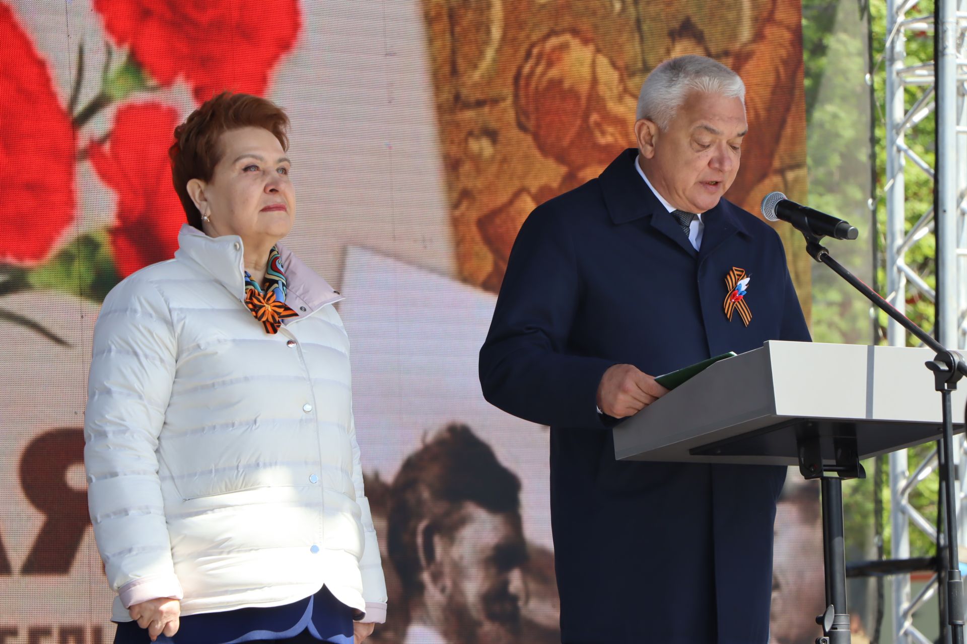 Празднование Дня Победы в Пестрецах