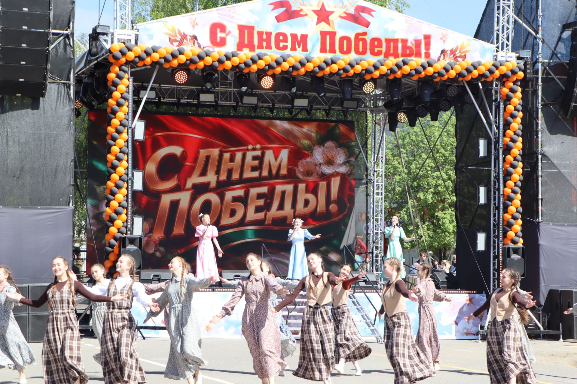 Празднование Дня Победы в Пестрецах