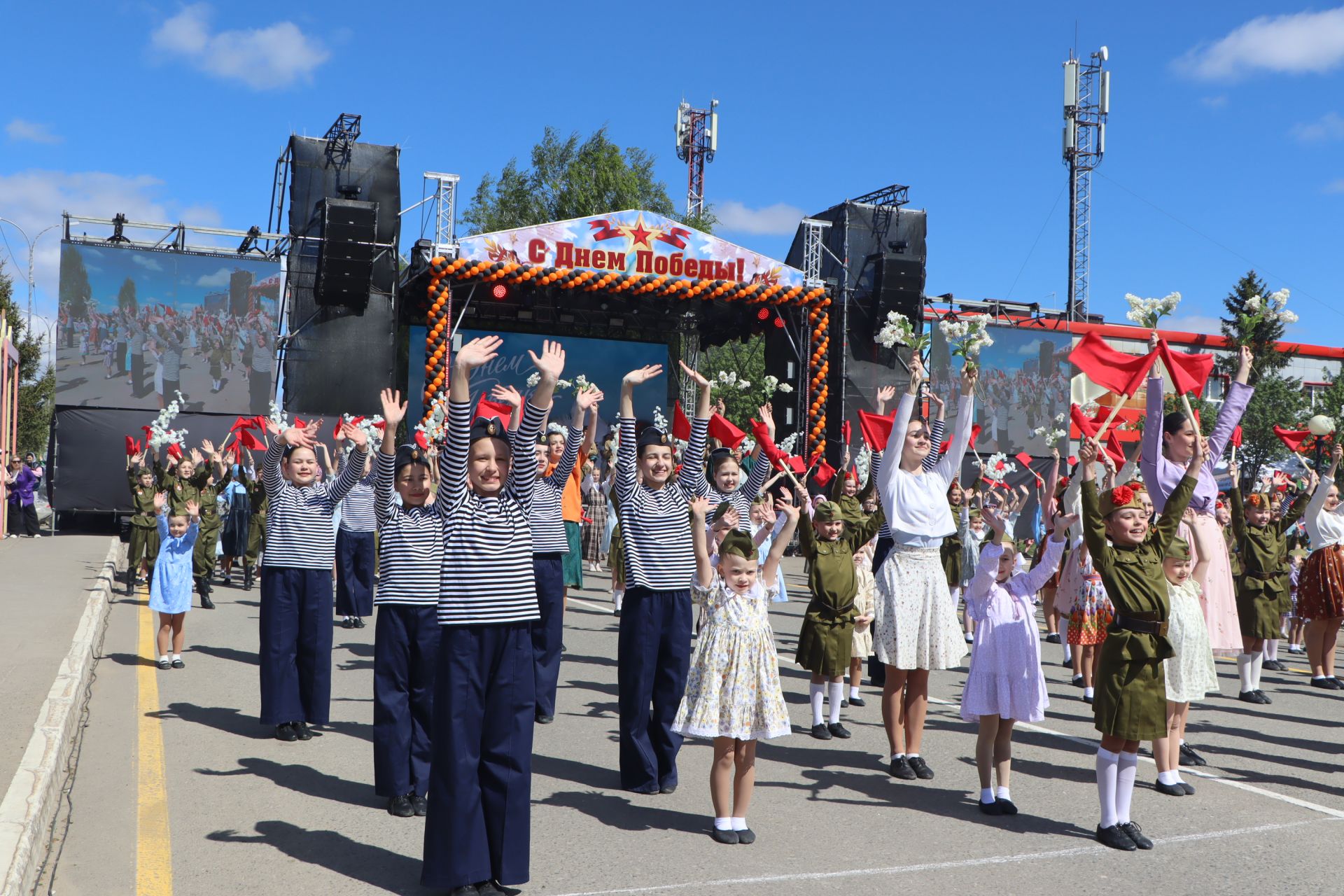Празднование Дня Победы в Пестрецах