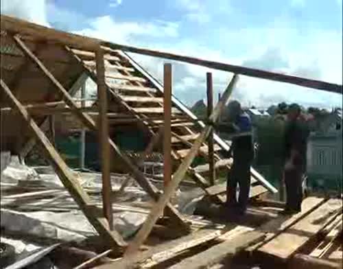Пестречинцы подсчитывают ущерб от урагана 